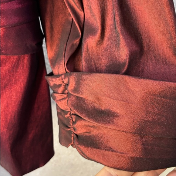 Women's Rust Blazer - Picture 3 of 7